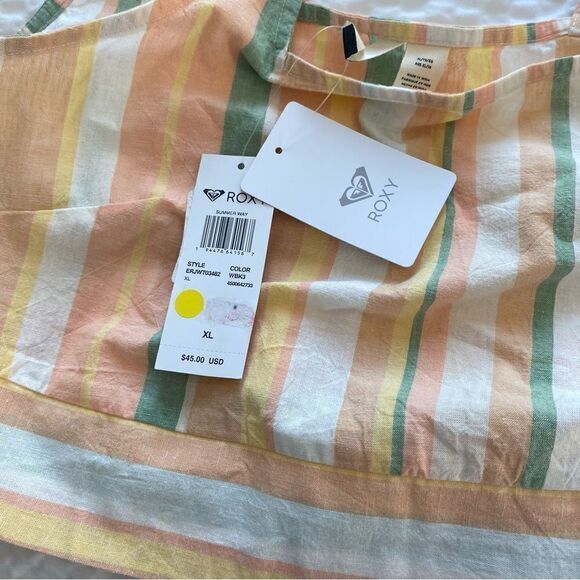 Roxy Summer Way Strappy Top XL - Picture 8 of 9